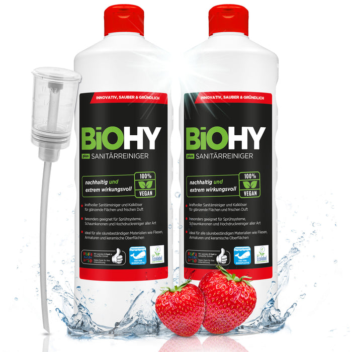 BiOHY sanitary cleaner, bathroom cleaner, limescale remover, bathroom cleaner