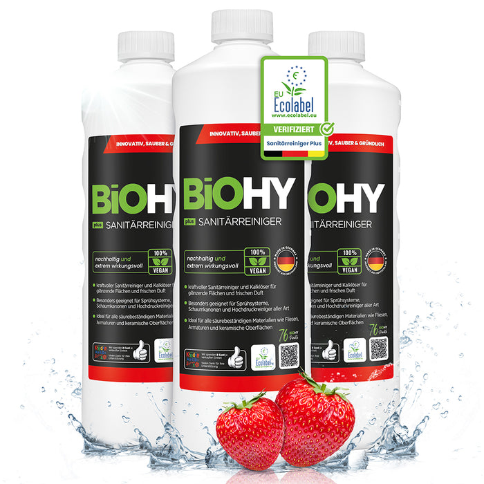 BiOHY sanitary cleaner, bathroom cleaner, limescale remover, bathroom cleaner