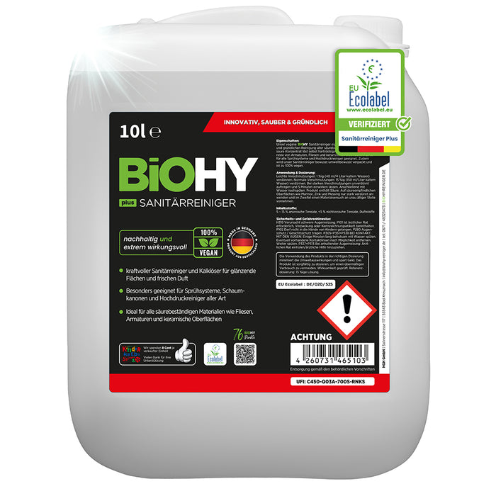 BiOHY sanitary cleaner, bathroom cleaner, limescale remover, bathroom cleaner