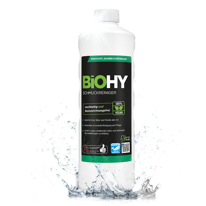 Detergente per gioielli BiOHY, detergente per gioielli ad ultrasuoni, detergente per gioielli in argento e oro, concentrato organico