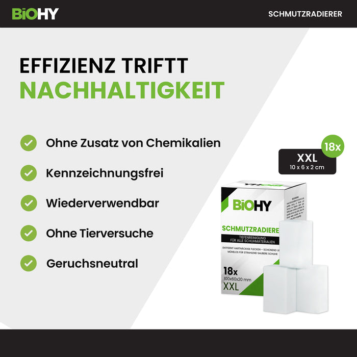 BiOHY Schmutzradierer – Zauberschwämme für Schuhe