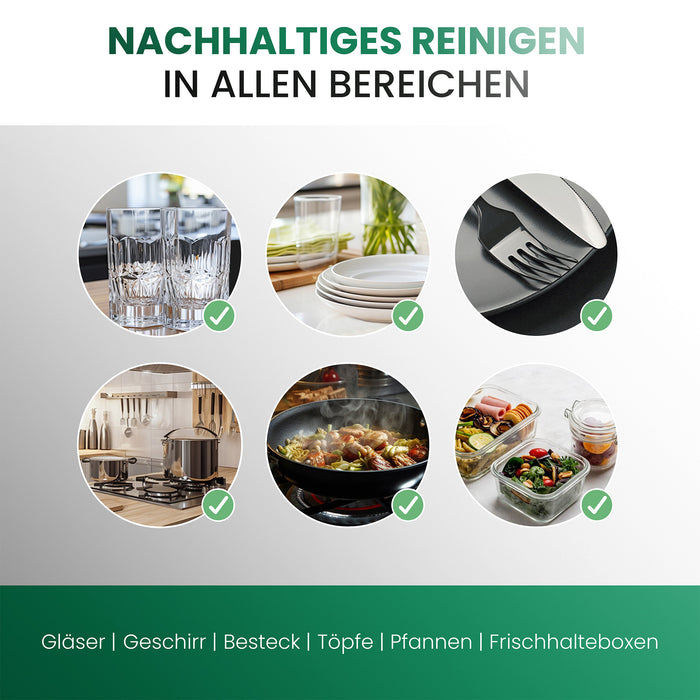 Pastiglie per lavastoviglie BIOHY (2 fasi), pastiglie per lavastoviglie, pastiglie per lavastoviglie, pastiglie per risciacquo 