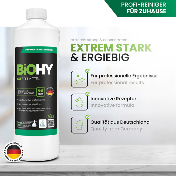 BiOHY detersivo per stoviglie, detersivo per stoviglie, detersivo per stoviglie, detersivo per stoviglie