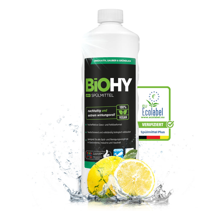 BiOHY washing-up liquid, dishwashing liquid, hand washing-up liquid, dishwashing liquid