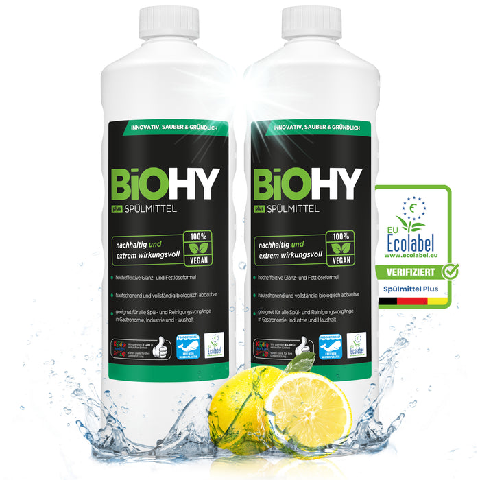 BiOHY washing-up liquid, dishwashing liquid, hand washing-up liquid, dishwashing liquid