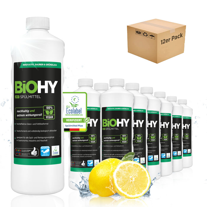 BiOHY washing-up liquid, dishwashing liquid, hand washing-up liquid, dishwashing liquid