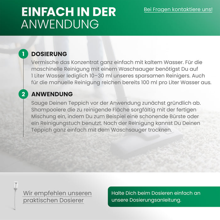 BiOHY battitappeto per aspirapolvere, shampoo per tappeti, detergenti per tessuti, pulitori a vapore per tappeti