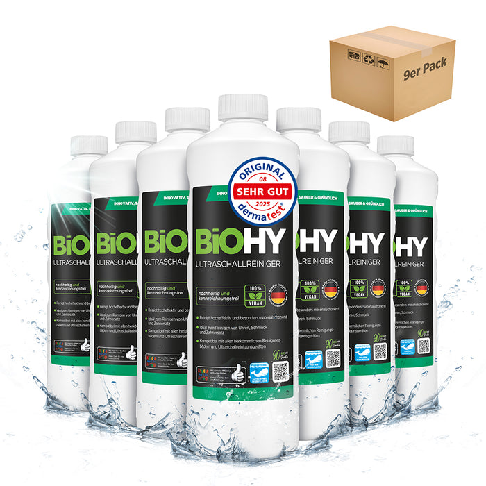 BiOHY ultrasonic cleaner, ultrasonic bath cleaner, ultrasonic cleaning agent, cleaner for ultrasonic device