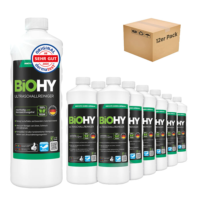 BiOHY ultrasonic cleaner, ultrasonic bath cleaner, ultrasonic cleaning agent, cleaner for ultrasonic device