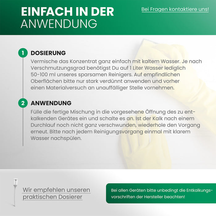 Disincrostante universale BiOHY, disincrostante, anticalcare organico, detergente anticalcare