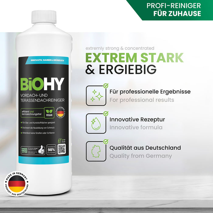 BiOHY Vordach- und Terrassendachreiniger