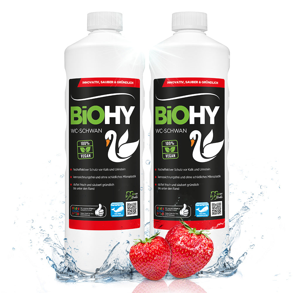Cigno per WC BiOHY, detergente per WC, anatra per WC, detergente per WC