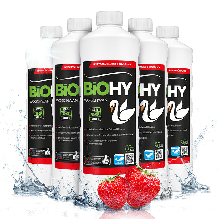 Cigno per WC BiOHY, detergente per WC, anatra per WC, detergente per WC