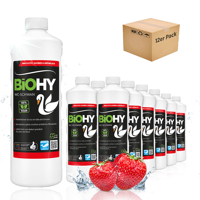 Cigno per WC BiOHY, detergente per WC, anatra per WC, detergente per WC