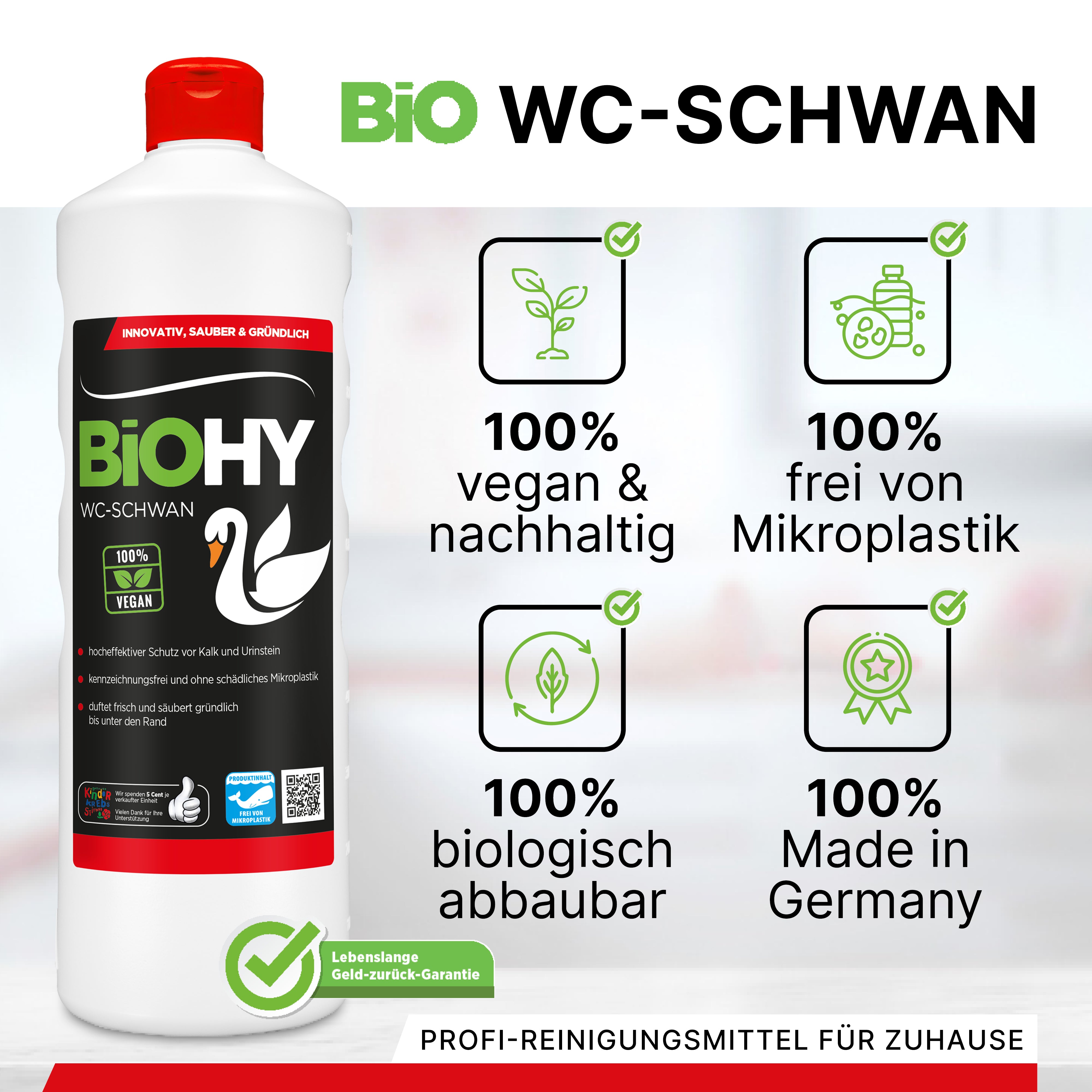 BiOHY toilet swan, toilet cleaner, toilet duck, toilet cleaner