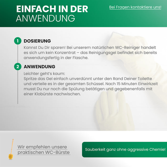 Cigno per WC BiOHY, detergente per WC, anatra per WC, detergente per WC