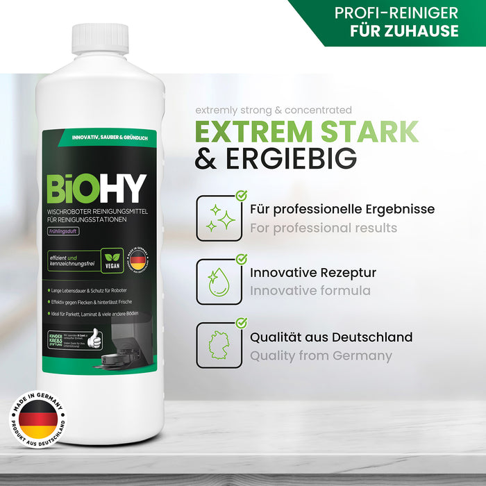 BiOHY Wischroboter Reinigungsmittel für Reinigungsstationen