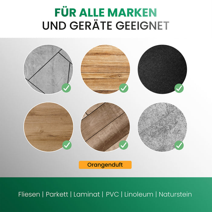 BiOHY Wischroboter Reinigungsmittel für Reinigungsstationen, Reiniger für Wischroboter, Nicht schmäumender Bodenreiniger, Bio-Konzentrat