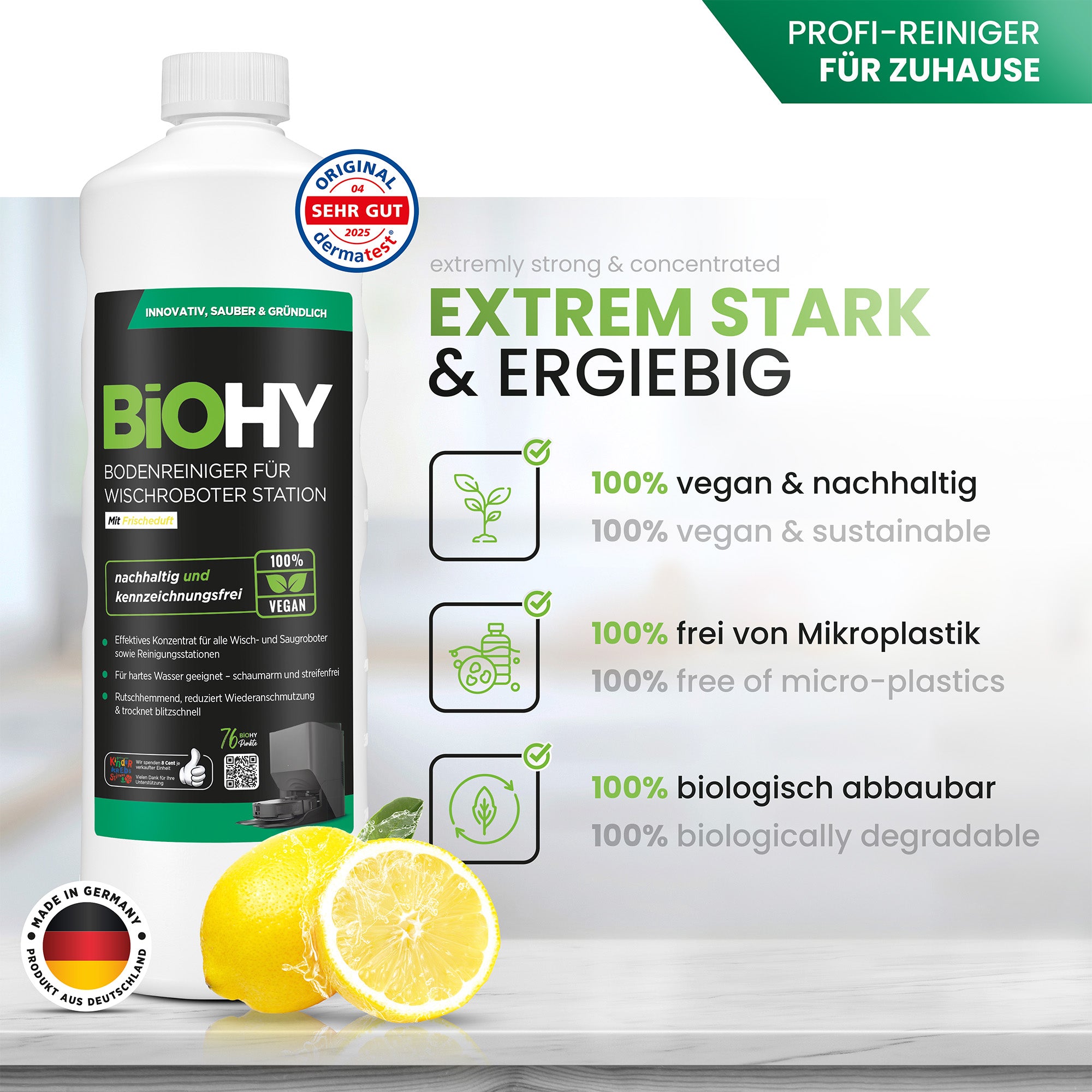 BiOHY all-purpose cleaner, all-purpose cleaner, universal cleaner, organic concentrate
