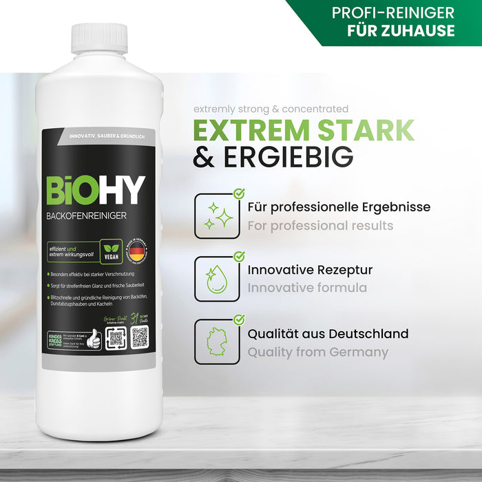 BiOHY oven cleaner, oven spray, oven cleaner, degreaser