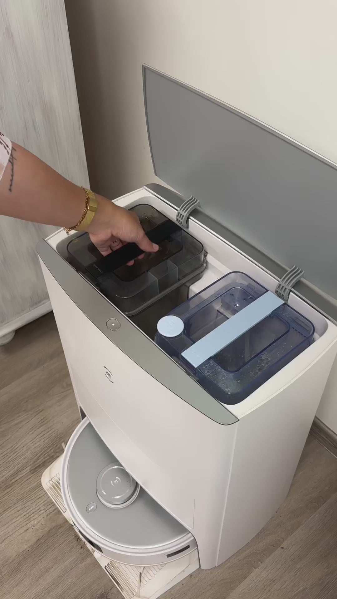 BiOHY Wischroboter Reinigungsmittel für Reinigungsstationen, Reiniger für Wischroboter, Nicht schmäumender Bodenreiniger, Bio-Konzentrat