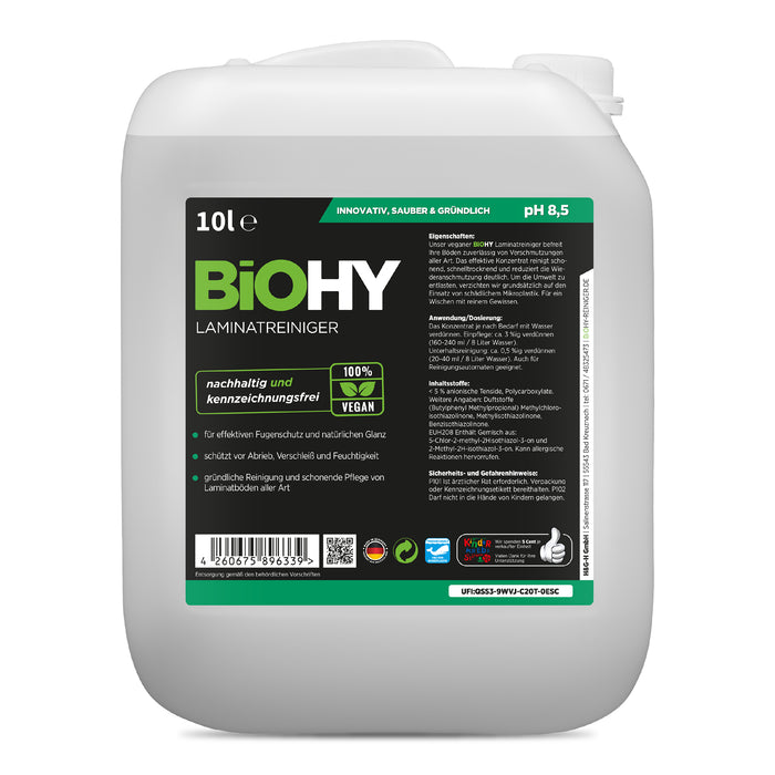 Detergente per laminato BiOHY, cura del laminato, detergente per vinile, prodotto per la cura del laminato