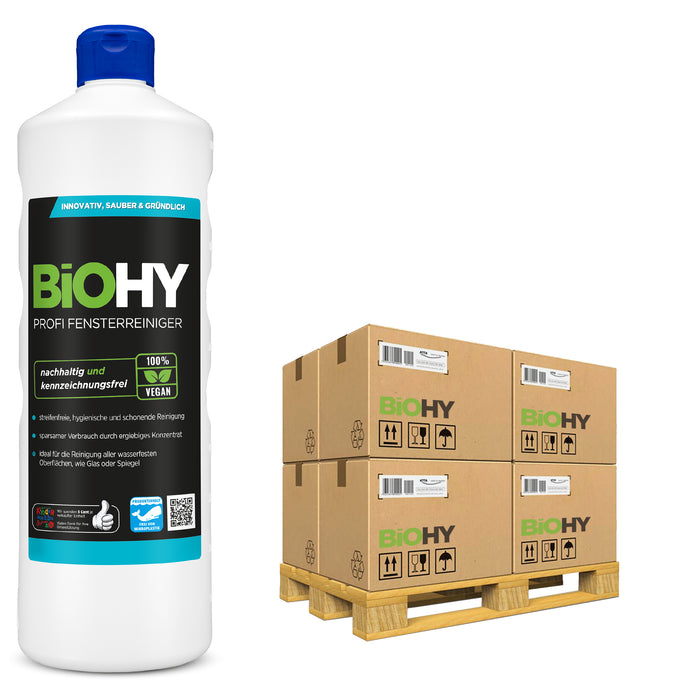 Detergente per vetri professionale BiOHY, detergente per vetri, detergente per vetri, concentrato organico, B2B