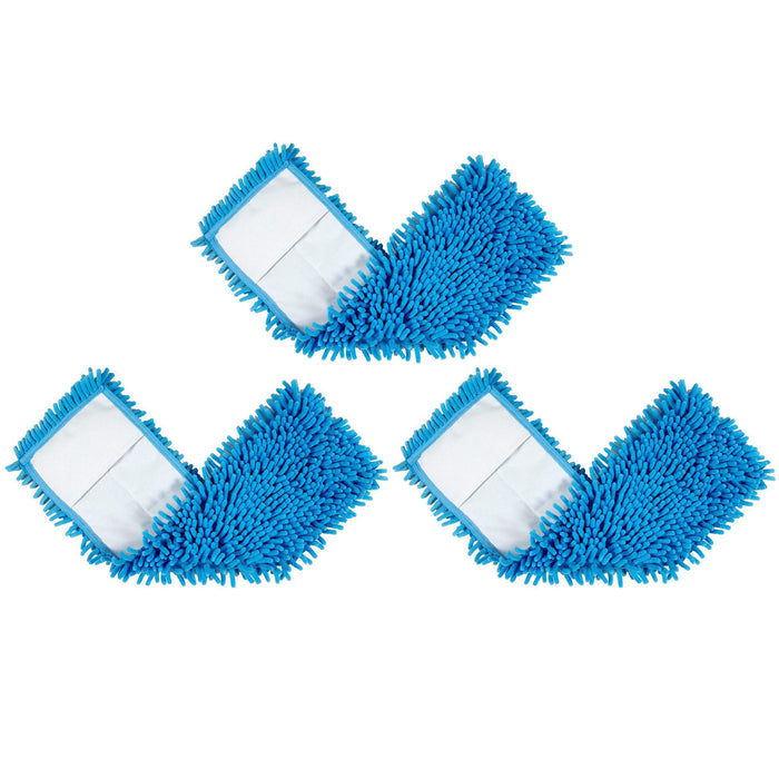 Scopa BiOHY | Scopa in ciniglia | Mop in microfibra blu 50 cm